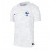 Frankrike Kylian Mbappe #10 Fotballklær Bortedrakt VM 2022 Kortermet